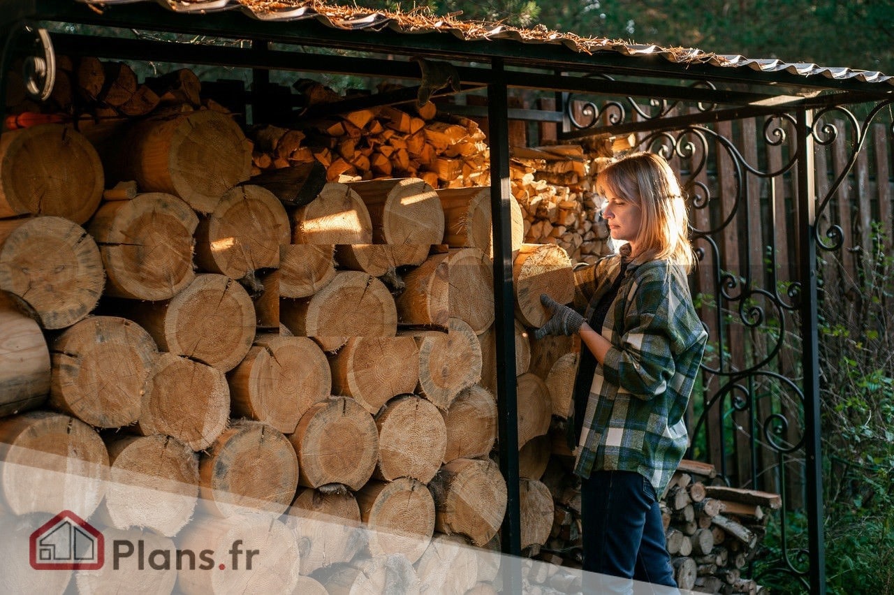 Construire un abri pour votre bois de chauffage – DANS NOTRE MAISON